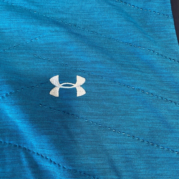Under Armour Men's Teal and Black Vest - Picture 4 of 8